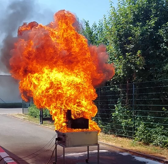 Feu de friteuse